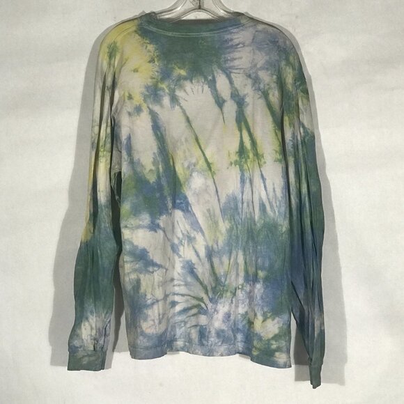 ADIDAS NBA Mens Large Atlanta Hawks Acid Wash Tye Dye T Shirt Tee - Picture 9 of 9